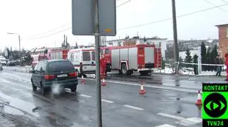 Kierowca wjechał w grupę rowerzystów (foto: Marius)