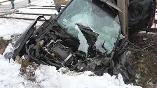 Kierowca zignorował znak stop