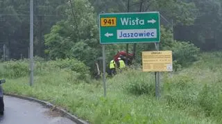 Kierowcy i pasażerowi nic się nie stało (fot. Wojciech)