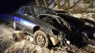 Kierowcy nic się nie stało 