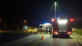 Kierująca autem kobieta i pasażer trafili do szpitala