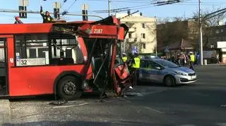 Kierująca autobusem była trzeźwa - podała policja 