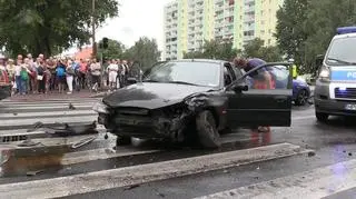 Kierujacy jechał w stronę centrum Piły