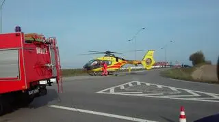 Kilkanaście osób zostało rannych w wypadku na Pomorzu