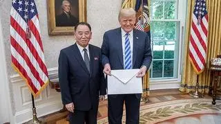 Kim Jong Czol w czerwcu przekazał list dla Donalda Trumpa