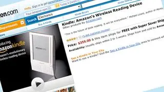 Kindle sprzedawany przez internetową księgarnię Amazon