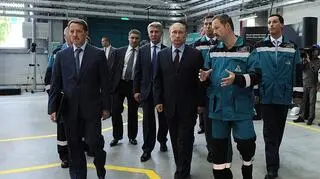 Kiryłł Szamałow (pierwszy od prawej) w maju 2013 roku