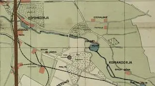 Kłopotem w 1925 r. był przebieg trasy na granicy Komandorii i Chartowa