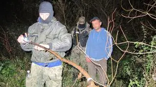 Kłusownik złapany na gorącym uczynku