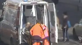 Kobieta była przytomna