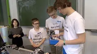 Koledzy nazwali się "Marcinek Robo Team" - po ich patronie, K. Marcinkowskim