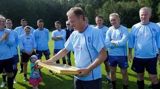 Koledzy pożegnali się z Tuskiem