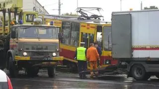 Kolizja spowodowała komunikacyjny paraliż