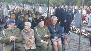 Kombatanci podczas uroczystości 