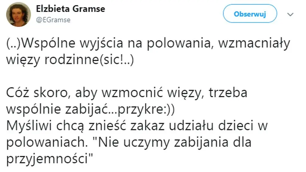 Komentarz internautki