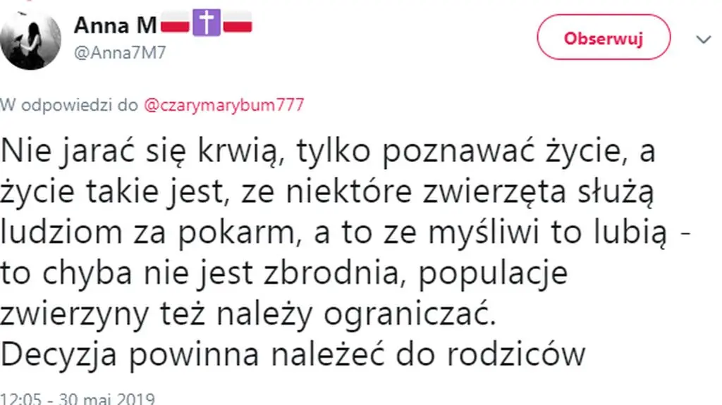 Komentarz internautki