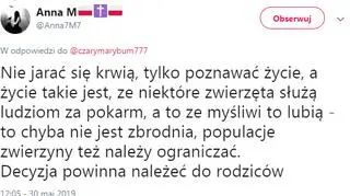 Komentarz internautki