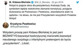 Komentarz Krystyny Pawłowicz pod wpisem Małgorzaty Kidawy-Błońskiej