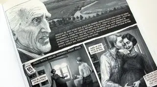 Komiks opowiada o życiu jednego z więźniów obozu