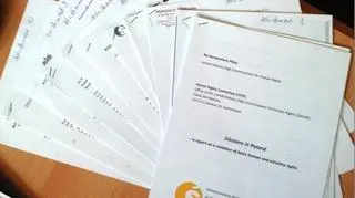 Komplet dokumentów wysłanych do ONZ