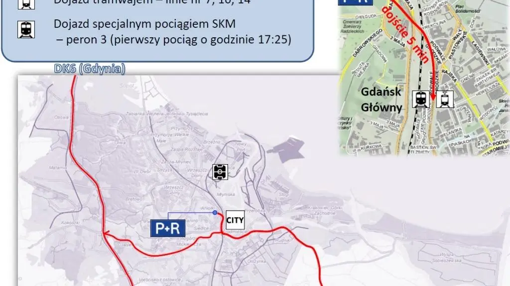 Komunikacja w dniu koncertu