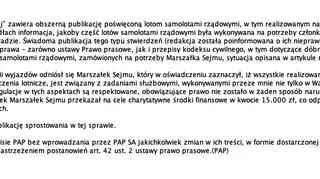Komunikat Centrum Informacyjnego Sejmu z 31 lipca