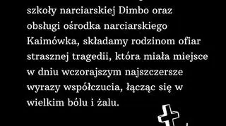Kondolencje dla rodzin ofiar tragedii w Szczyrku 