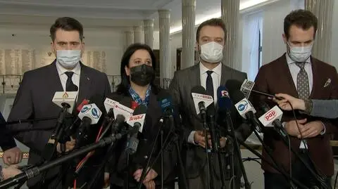 Konferencja posłów PiS