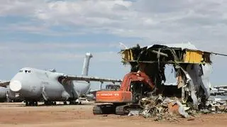 Koniec transportowca C-5 Galaxy. To czego nie da się użyć ponownie, trafia na złom