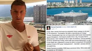Konrad Czerniak popłynie tylko na 100 m motylem