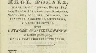 Konstytucja 1791 - Druk: Gröll