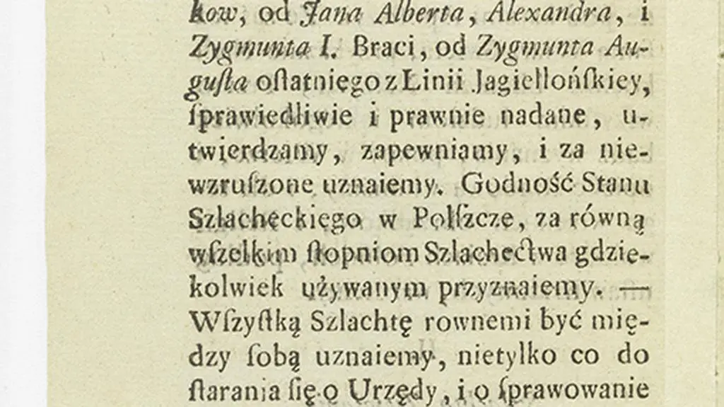 Konstytucja 1791 - Druk: Gröll