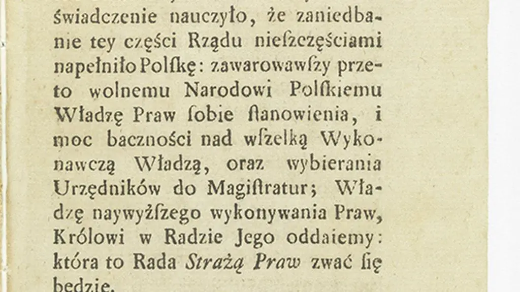 Konstytucja 1791 - Druk: Gröll