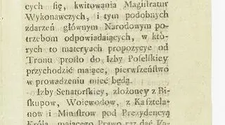 Konstytucja 1791 - Druk: Gröll