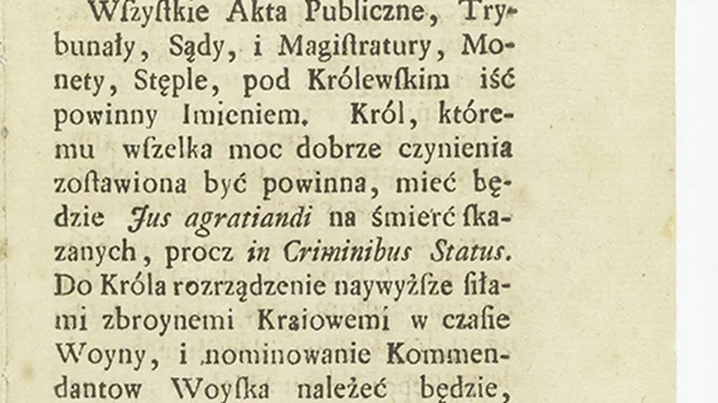 Konstytucja 1791 - Druk: Gröll