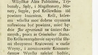 Konstytucja 1791 - Druk: Gröll
