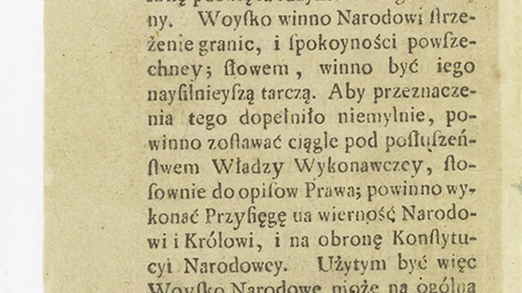 Konstytucja 1791 - Druk- Gröll