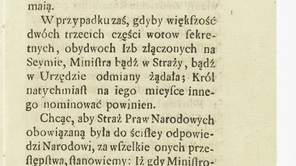 Konstytucja 1791 - Druk: Gröll