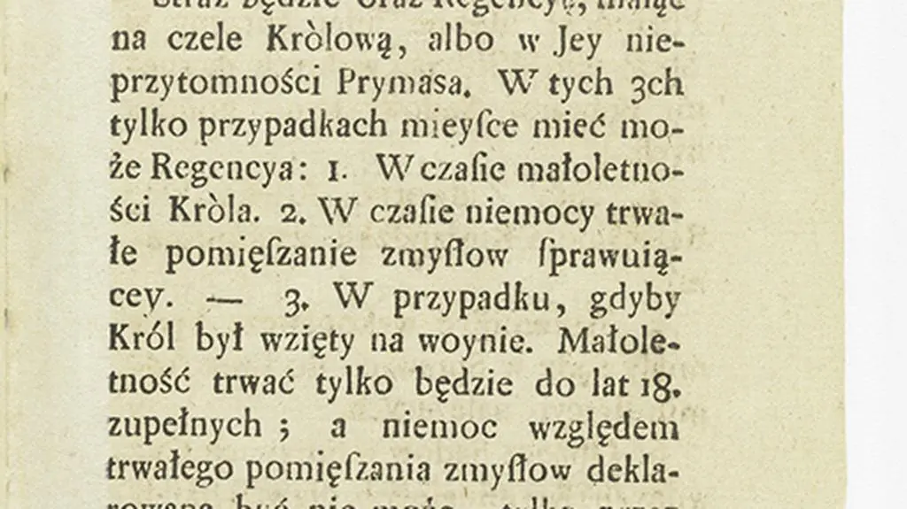 Konstytucja 1791 - Druk- Gröll