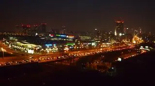 Korek w Warszawie w okolicy Cmentarza Powązkowskiego