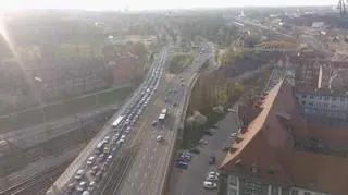 Korek zaczyna się już na alei Zwycięstwa 