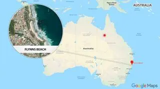 Kości odnaleziono przy plaży Flynns w australijskim Port Macquarie