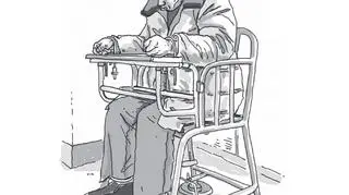 Krzesło przesłuchań albo "tygrysie krzesło" - jak mówią o nim Chińczycy