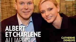 Książę Albert z ukochaną w grudniu 2010 roku na okładce "Paris Match"