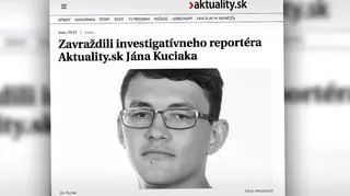 Kuciak pisał dla portalu Aktuality.sk