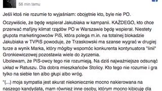 Kukiz: oczywiście, że będę wspierał Jakubiaka w kampanii