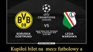 Kupiłeś bilet na mecz futbolowy, a oglądałeś mecz hokeja na lodzie
