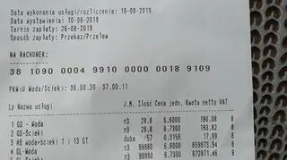 Kuriozalny rachunek za wodę otrzymał mieszkaniec Jeleniej Góry