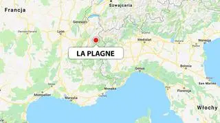 Kurort narciarski La Plagne na południu Francji 