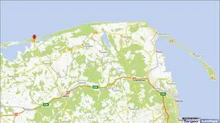 Kuter zatonął w pobliżu Łeby